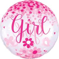 Ballon Gant Confetti Oh Baby Girl !