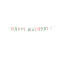 Guirlande Lettres Happy Birthday Hello Pets