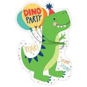 8 Invitations - Happy Dino Party