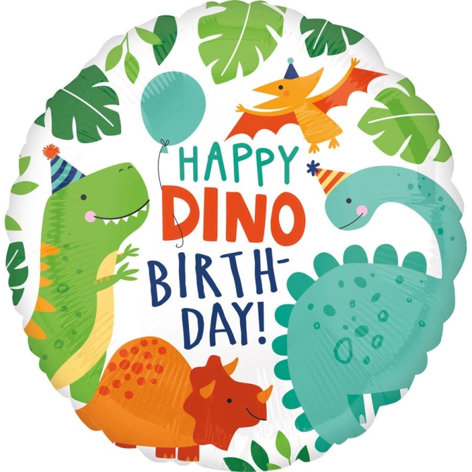 Ballon  Plat Dino-Mite 