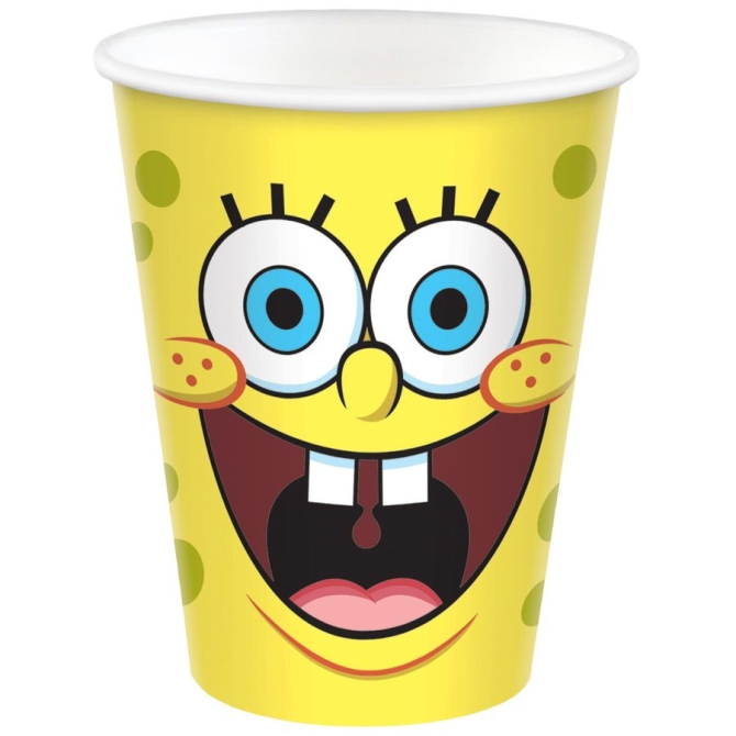 8 Gobelets Bob l Eponge 