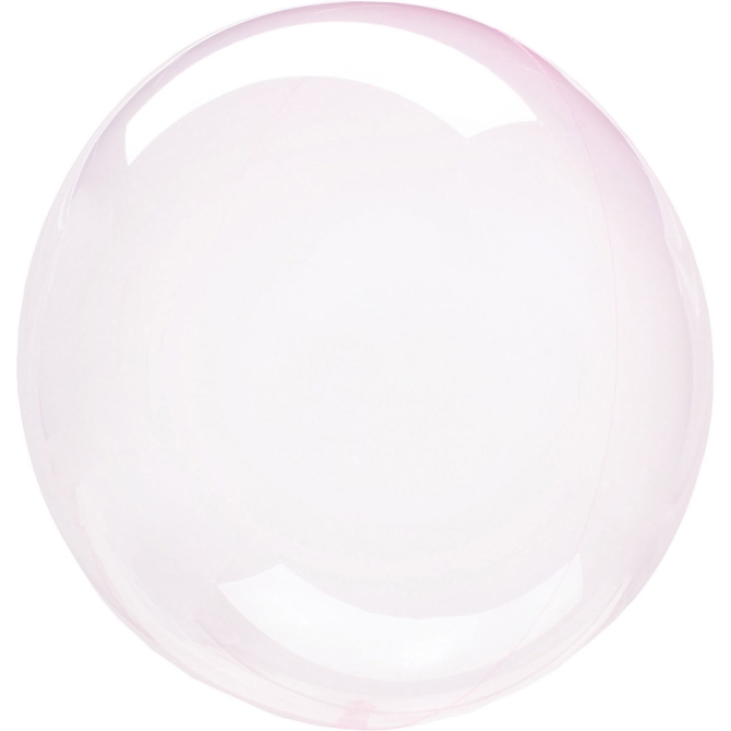 Petit Ballon Gonfl  l Hlium Crystal - Rose 