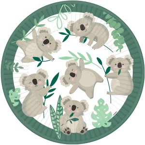 8 Assiettes Koala