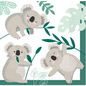 16 Serviettes Koala