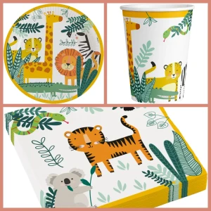 Pack anniversaire Animaux de la jungle