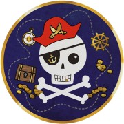 8 Assiettes Pirate