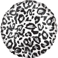 Ballon  plat Lopard Noir/Blanc - 43 cm