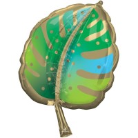 Ballon Gant Feuille Tropicale - 76 cm