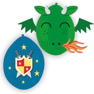 Set de 3 Ballons  Dcorer Chevaliers