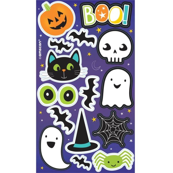 4 Planches de Stickers Halloween 