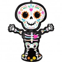 Ballon Gant Squelette Day Of The Dead - 86 cm