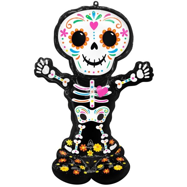 Ballon Gant AirLoonz Squelette Calavera - 132 cm 