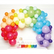 Kit Arche 78 Ballons Rainbow
