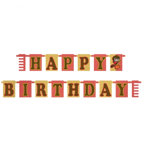 Guirlande Lettres Happy Birthday Harry Potter Comics 