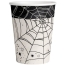 Contient : 1 x 8 Gobelets Halloween Toile D'Araigne