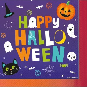 16 serviettes Hallo-ween Friends