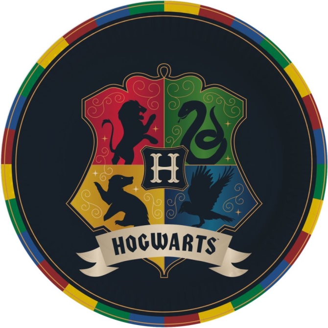 8 Assiettes Harry Potter Houses 