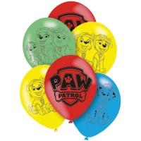 Contient : 1 x 6 Ballons Pat Patrouille