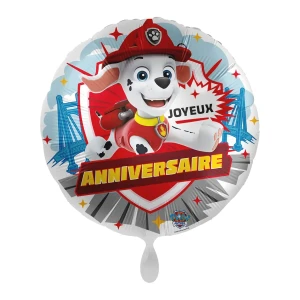 Ballon Aluminium Hlium Pat Patrouille Joyeux Anniversaire Marcus -  43 cm