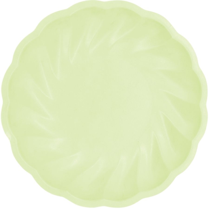 6 Assiettes - Vert Pastel 