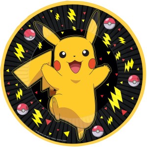 8 Assiettes Pokmon Pikachu