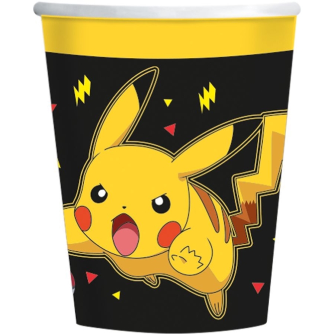 8 Gobelets Pokémon Pikachu 