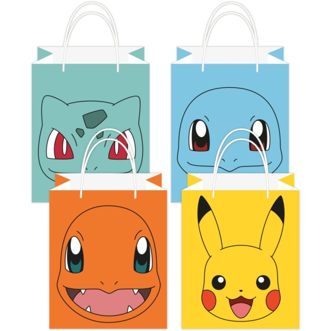 8 Pochettes cadeaux Pokmon 