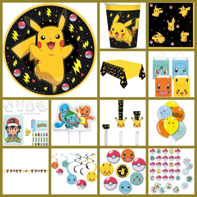 Maxi Bo�te � F�te Pok�mon Pikachu 