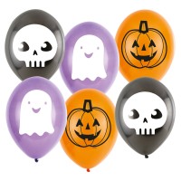 6 Ballons - Halloween Friends