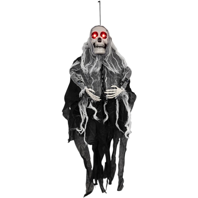 Fantme Anim Suspendu Noir  80 cm 