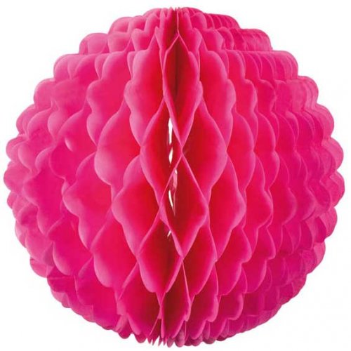 Boule Papier 3d Fuschia Pour L Anniversaire De Votre Enfant Annikids