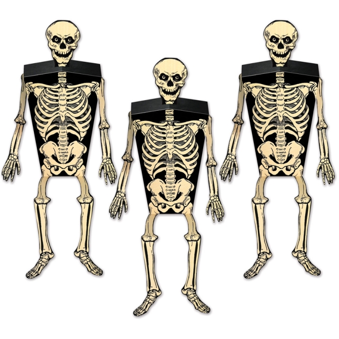 3 Botes Cadeaux Squelette 