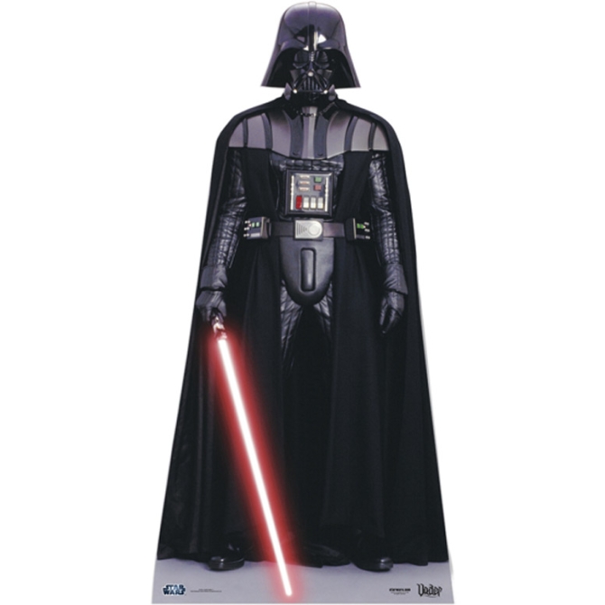 Silhouette Gante Carton Star Wars Dark Vador (195 cm) 