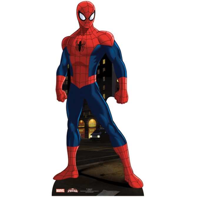 Silhouette Gante Carton Spiderman (173 cm) 