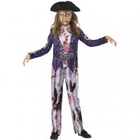 Dguisement Zombie Pirate Fille Taille 13-14 ans