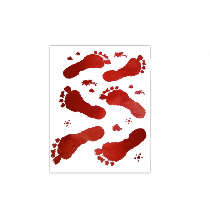 D�co de Sol Pieds Ensanglant�s 
