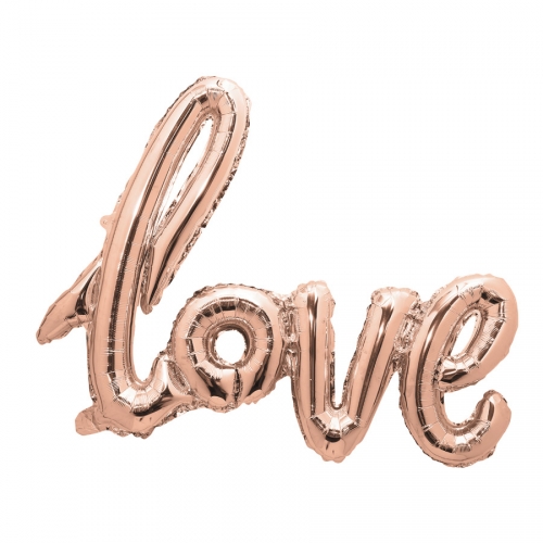 Ballon Gant Love Rose Dor (73 cm) 