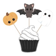 3 Cake Toppers - Sweety Halloween