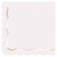 Contient : 1 x 16 Serviettes Festonnes Rose Pastel et Or