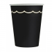 Contient : 1 x 8 Gobelets Festonnes Noir et Or. n3