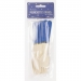 8 Fourchettes en Bois Bleu et Or. n2