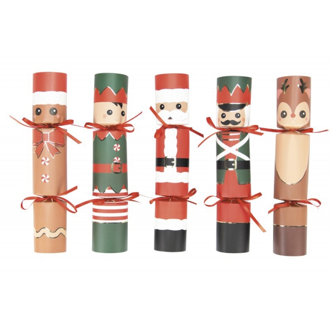 5 Crackers Figurines de Nol 