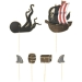 6 Cake Toppers - Pirate. n1