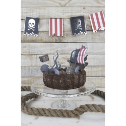 6 Cake Toppers - Pirate. n4