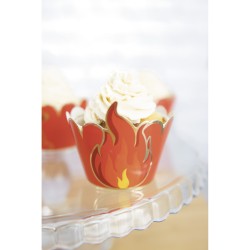 6 Caissettes Cupcakes - Pompiers. n4