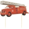 6 Cake Toppers - Pompiers images:#2