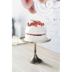 6 Cake Toppers - Pompiers. n4