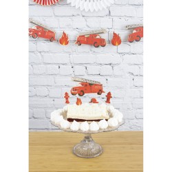 6 Cake Toppers - Pompiers. n5