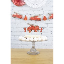 6 Cake Toppers - Pompiers. n6