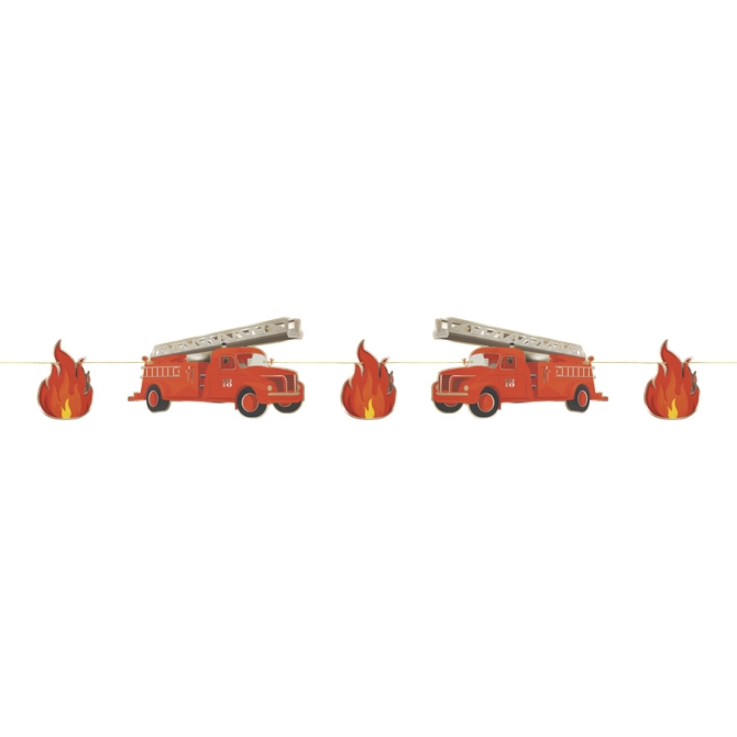 Guirlande Pompiers - 3m 